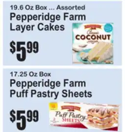 SuperFresh 19.6 Oz Box ... Assorted Pepperidge Farm Layer Cakes offer