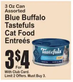 SuperFresh Blue Buffalo Tastefuls Cat Food Entrees offer