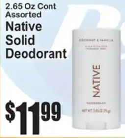 SuperFresh Native Solid Deodorant offer