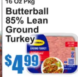 SuperFresh Butterball 85% Lean Ground Turkey offer