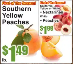 SuperFresh Southern Yellow Peaches offer