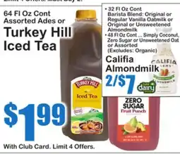 SuperFresh 64 Fl Oz Cont Assorted Ades or Turkey Hill Iced Tea offer