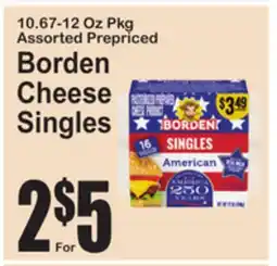 SuperFresh Borden Cheese Singles offer