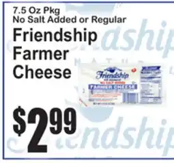 SuperFresh Friendship Farmer Cheese offer
