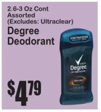 SuperFresh Degree Deodorant offer