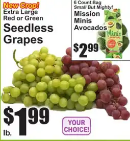 SuperFresh Seedless Grapes offer