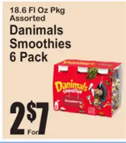 SuperFresh Danimals Smoothies offer