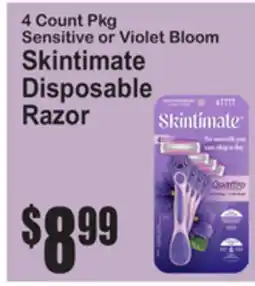 SuperFresh Skintimate Disposable Razor offer