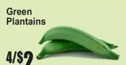SuperFresh Green Plantains offer
