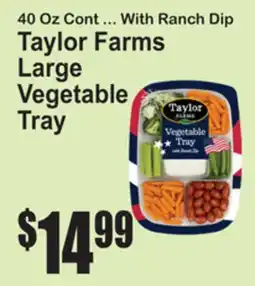 SuperFresh Taylor Farms Large Vegetable Tray offer