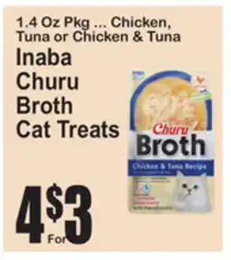 SuperFresh Inaba Churu Broth Cat Treats offer