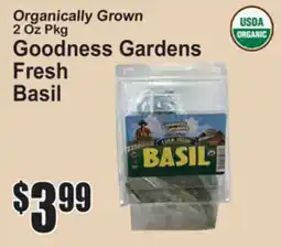 SuperFresh Goodness Gardens Fresh Basil offer