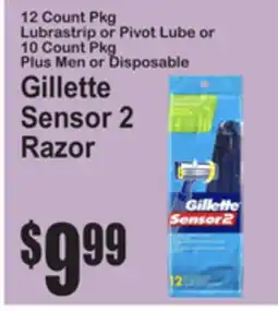 SuperFresh Gillette Sensor 2 Razor offer