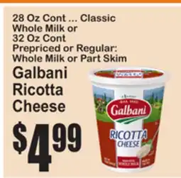 SuperFresh Galbani Ricotta Cheese offer