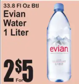 SuperFresh Evian Water offer