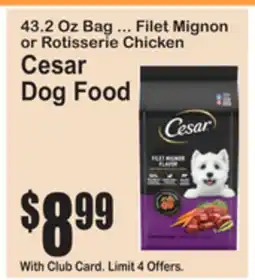 SuperFresh Cesar Dog Food offer