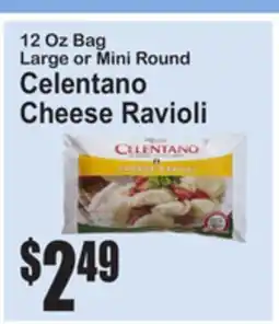 SuperFresh 12 Oz Bag Large or Mini Round Celentano Cheese Ravioli offer