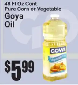 SuperFresh 48 Fl Oz Cont Pure Corn or Vegetable Goya Oil offer