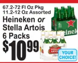 SuperFresh Heineken or Stella Artois offer