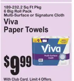 SuperFresh Viva Paper Towels offer