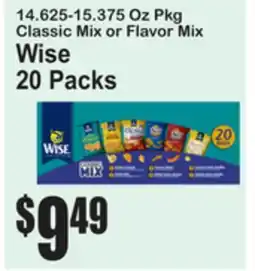 SuperFresh Wise Classic Mix or Flavor Mix offer