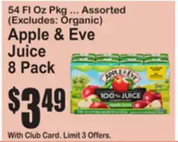 SuperFresh Apple & Eve Juice offer