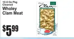 SuperFresh Cleaned Wholey Clam Meat offer
