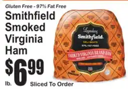 SuperFresh Smithfield Smoked Virginia Ham offer