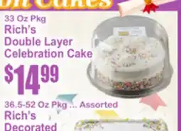 SuperFresh Rich's Double Layer Celebration Cake offer
