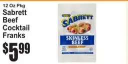 SuperFresh Sabrett Beef Cocktail Franks offer