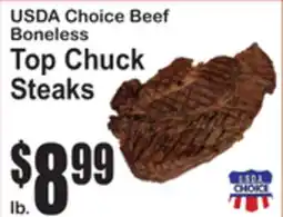 SuperFresh USDA Choice Beef Boneless Top Chuck Steaks offer