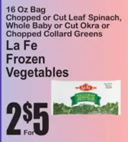 SuperFresh La Fe Frozen Vegetables offer