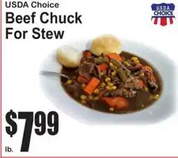 SuperFresh USDA Choice Beef Chuck For Stew offer