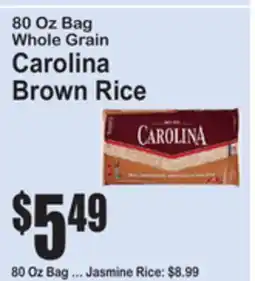 SuperFresh 80 Oz Bag Whole Grain Carolina Brown Rice offer