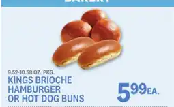 Kings Food Markets KINGS BRIOCHE HAMBURGER OR HOT DOG BUNS offer