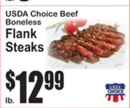 SuperFresh USDA Choice Beef Boneless Flank Steaks offer