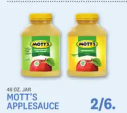 Kings Food Markets MOTT'S APPLESAUCE offer