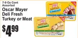 SuperFresh Oscar Mayer Deli Fresh Turkey or Meat offer
