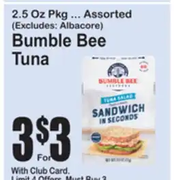 SuperFresh Bumble Bee Tuna offer