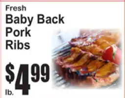 SuperFresh Fresh Baby Back Pork Ribs offer