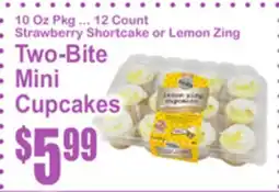 SuperFresh Two-Bite Mini Cupcakes offer