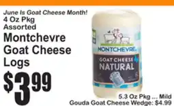 SuperFresh Montchevre Goat Cheese Logs offer