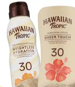 CVS Hawaiian Tropic SPF 30 Sheer Touch lotion 8 oz or Weightless Hydration spray 6 oz offer