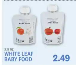 Kings Food Markets WHITE LEAF BABY FOOD offer