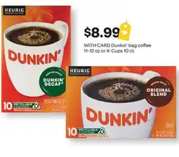 CVS Dunkin' bag coffee offer