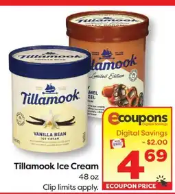 Weis Markets Tillamook Ice Cream offer