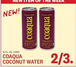 Kings Food Markets COAQUA COCONUT WATER offer