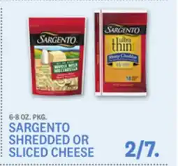 Kings Food Markets SARGENTO SHREDDED OR SLICED CHEESE offer