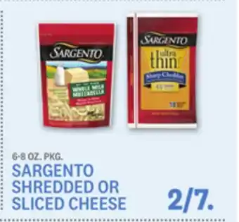 Kings Food Markets SARGENTO SHREDDED OR SLICED CHEESE offer