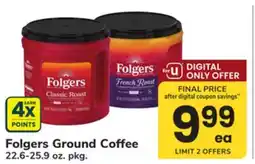 ACME Folgers Ground Coffee offer